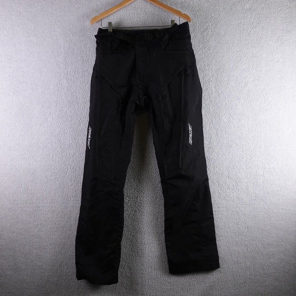 Joe Rocket Mens Black Motorcycle Riding Pants Size Medium Padded Heavy Duty